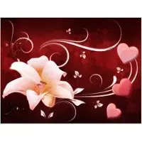 Artgeist Love message fototapetti