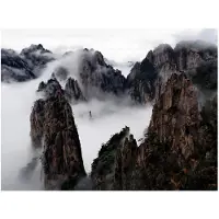 Artgeist Sea of ​​pilvien Huangshan Mountain, Kiina fototapetti