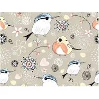 Artgeist Luonnollinen kuvio lintujen kanssa fototapetti