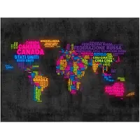 Artgeist map, Italian - colors fototapetti