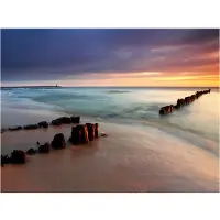 Artgeist ranta - auringonnousua fototapetti