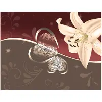 Artgeist Cream lily fototapetti