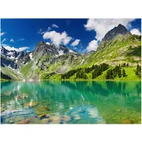Artgeist Mountain lake fototapetti