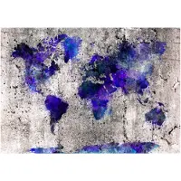 Kärkkäinen Artgeist World Map: Ink Blots fototapetti