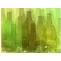 Artgeist Vihreä pullot fototapetti