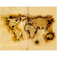 Artgeist Onnenonkijoita "maailmankartta fototapetti