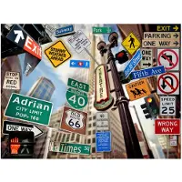 Artgeist New York signposts fototapetti