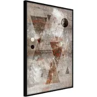 Artgeist Brick-Built Triangles juliste
