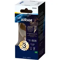 Airam LED lamppu A60, 3,8W E27 4000K 806lm