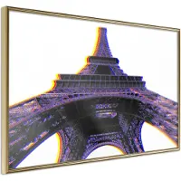 Artgeist Symbol Of Paris (Purple) juliste