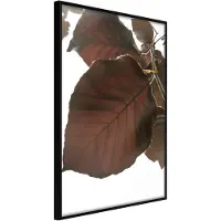 Artgeist Burgundy Tilia Leaf juliste