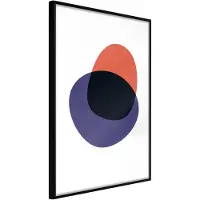 Artgeist White, Orange, Violet and Black juliste