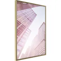 Artgeist Steel And Glass (Pink) juliste