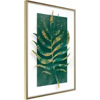 Artgeist Gilded Palm Leaf juliste