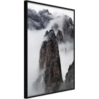 Artgeist Clouds Pierced By Mountain Peaks juliste
