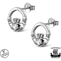 Northern Viking Jewelry Claddagh korvakorut