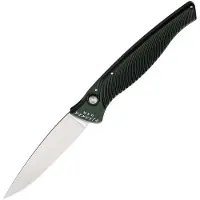 Piranha Knives Auto DNA Button Lock Green