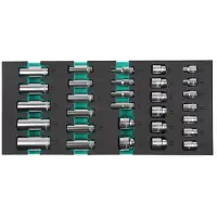 Kamasa-Tools Hylsysarja 3/8" (8-22 mm, lyhyet ja pitkät),