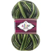 Alize Superwash kirjava 100g sukkalanka