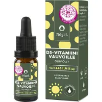 Nogel D3-vitamiini vauvoille 11 μg 10 ml ravintolisä