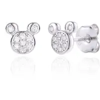 Kärkkäinen Classic Silver Mouse korvakorut
