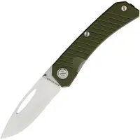 Real Steel Akuma Linerlock Olive Green