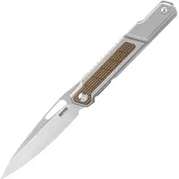 SRM Knives Titanium Framelock Tan