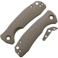 Honey Badger Knives Medium Linerlock Handle Tan