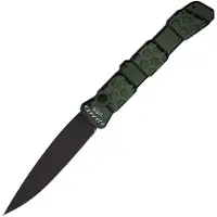 Piranha Knives Auto 21 Button Lock Green