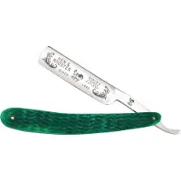 Hen & Rooster Folding Razor Green Bone