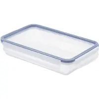 Rotho CLIC & LOCK 1,0 l litteä jääkaappirasia