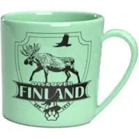Kärkkäinen Happy Traveler Discover Finland vihreä muki