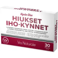 Via Naturale Hyvän Olon Hiukset-Iho-Kynnet 30 vegekaps. ravintolisä