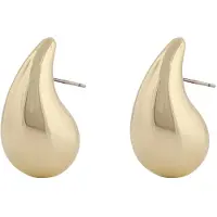 Sno of sweden Yenni Mini Ear Plain S - Onesize - Gold - ONE SIZE