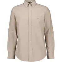 Gant for man. 3000200 Oxford Shirt Regular Fit beige (S), Casual, Cotton, Long sleeve