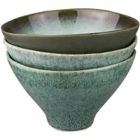Mette Ditmer Elements kulho medium Ø15,5 cm 3 kappaletta Vihreä