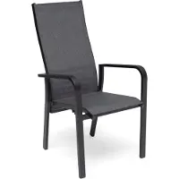 Hillerstorp Hånge Säädettävä tuoli musta/harmaa tekstiili