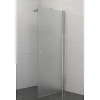 Stocksund 80x195 cm huurrettu kääntyvä suihkuseinä