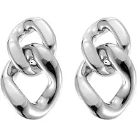 By Jolima Madrid Earring - Silver - ONE SIZE 5 cm