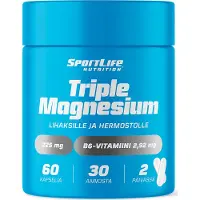Sportlife Triple Magnesium 60kaps ravintolisä