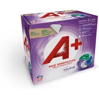 A+ Color Active 4 Caps pyykinpesukapselit, 22 kpl
