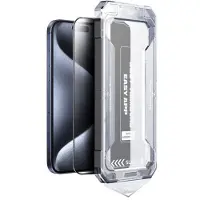 Le-On Privacy iPhone 15Pro panssarilasi asennuskehikolla