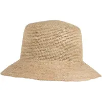 Salon Lakkitehdas bucket hat raffia crochet