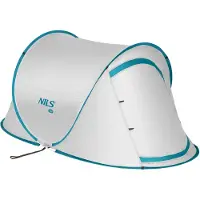 Nils Camp Camp Pop Up teltta 2 hengelle - harmaa