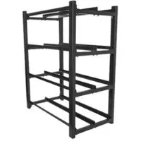 Lanberg Stand for batteries UPS 830X454 2x4(8) black OR01-830454-204-BK
