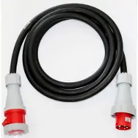 DANCABLES Alukaflex 5g16 63a cable set lenght 10m ip67
