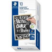 Staedtler Chalk marker Lumocolor white 10 pcs