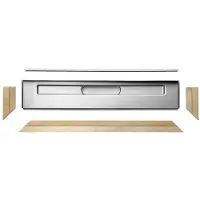 Unidrain Asennusprofiili 1004.1000 22 mm:lle