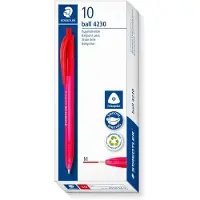 Staedtler Ballpoint pen ball 4230 10 pcs M red