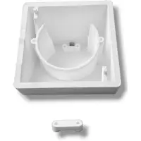Light Solutions Shelly - Wall Display Table Stands - 35 degrees - White